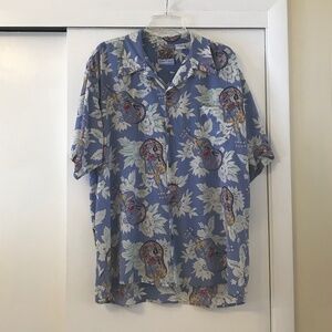 Men’s XL Avanti Silk Hawaiian Original Shirt